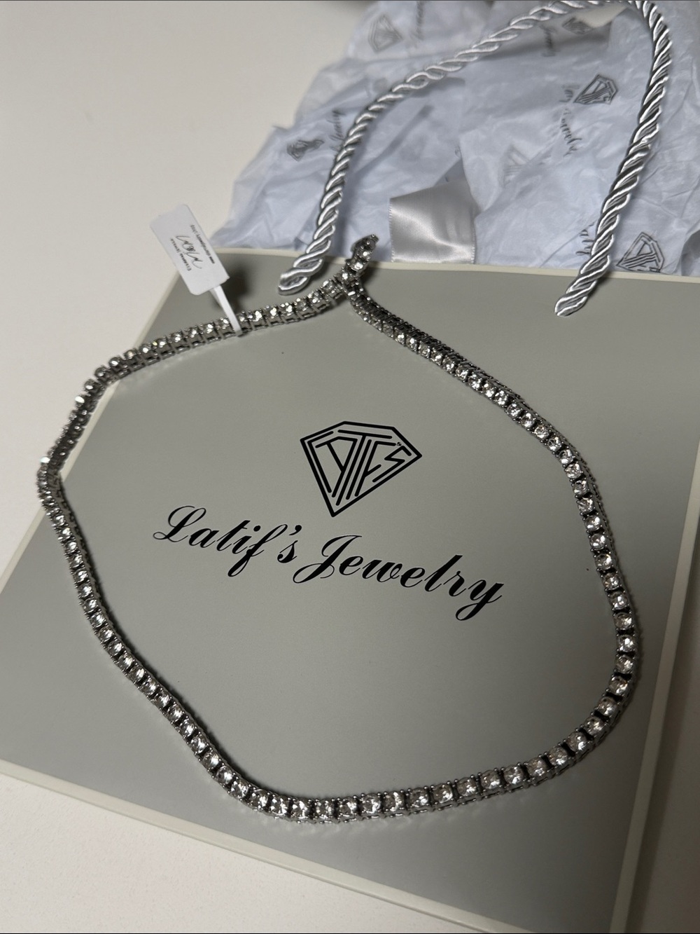 S925 sterling silver set with exquisite and luxurious moissanite size 20